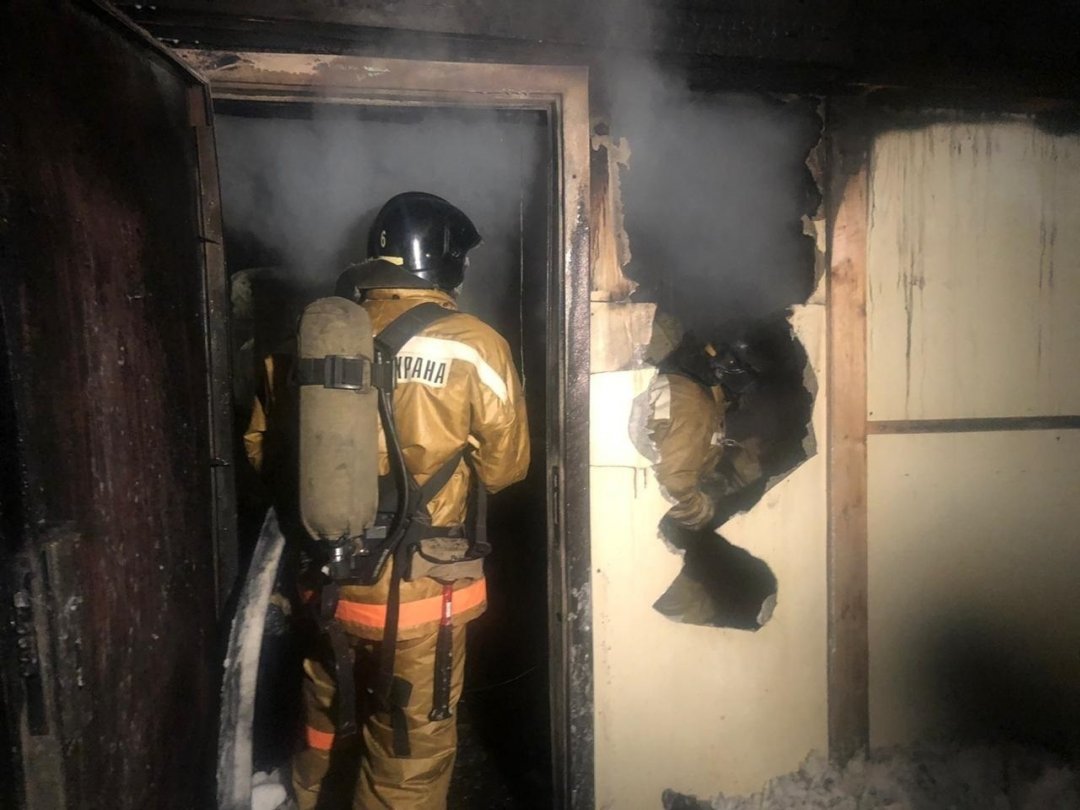 Пожар в частном доме в Тацинском районе